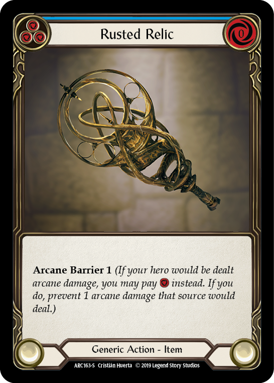 Rusted Relic [ARC163-S] (Arcane Rising)  1st Edition Normal | Card Citadel
