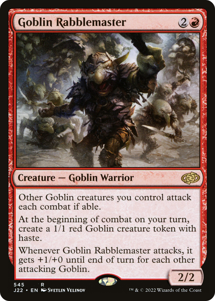 Goblin Rabblemaster [Jumpstart 2022] | Card Citadel