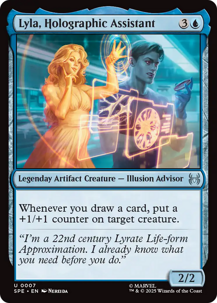 Lyla, Holographic Assistant [Marvel's Spider-Man: Eternal-Legal] | Card Citadel