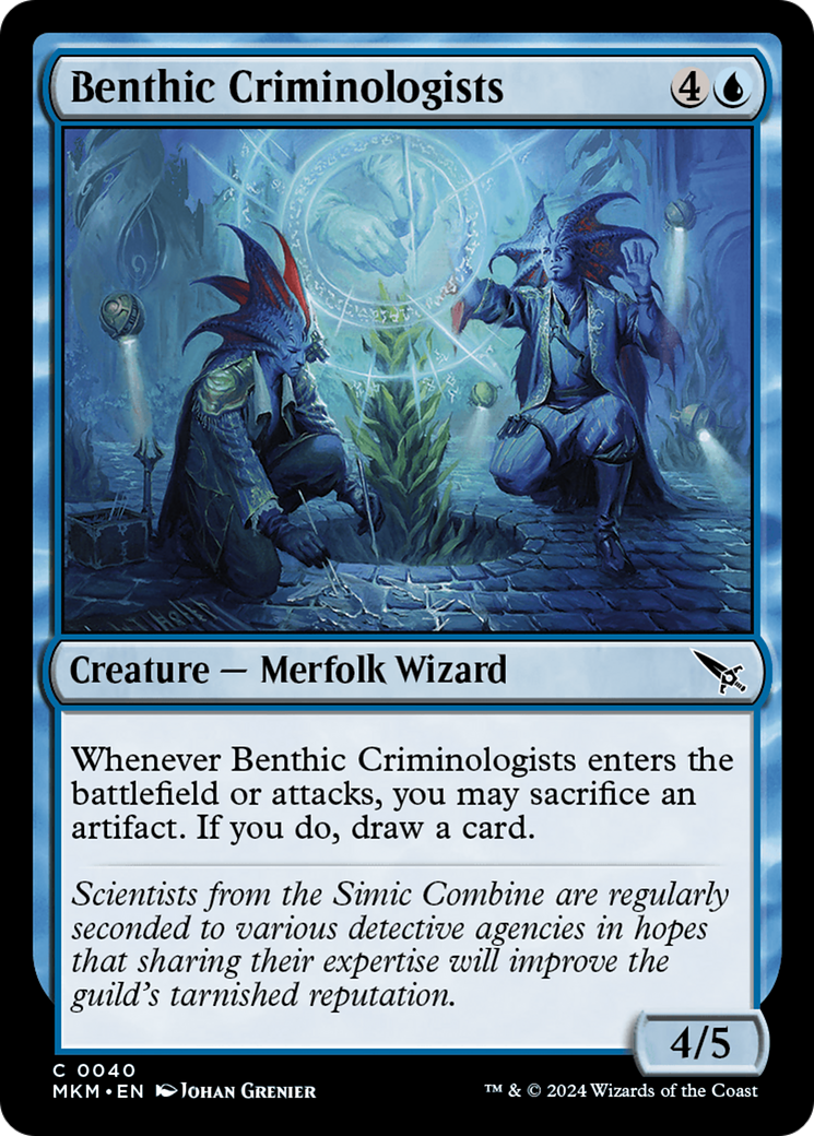 Benthic Criminologists [Murders at Karlov Manor] | Card Citadel