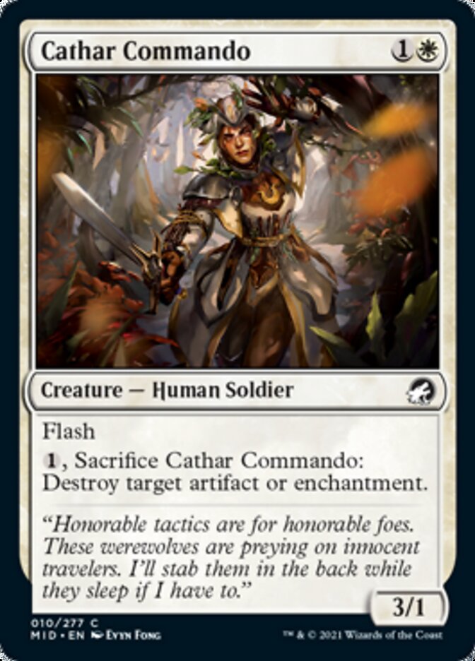 Cathar Commando [Innistrad: Midnight Hunt] | Card Citadel
