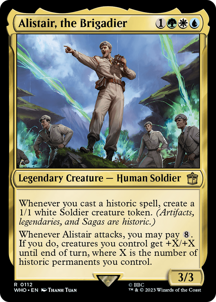 Alistair, the Brigadier [Doctor Who] | Card Citadel