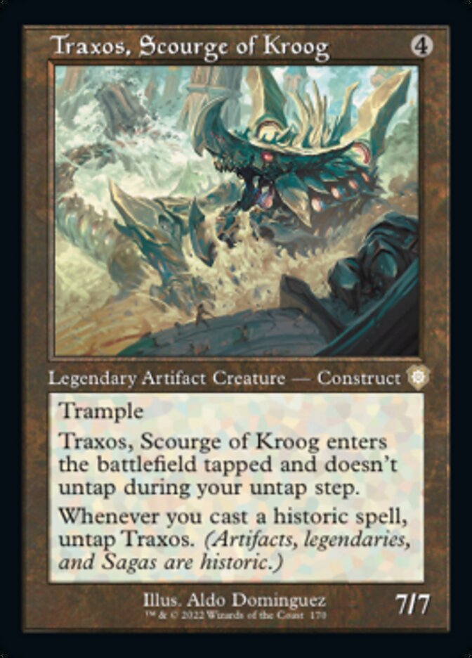 Traxos, Scourge of Kroog (Retro) [The Brothers' War Commander] | Card Citadel