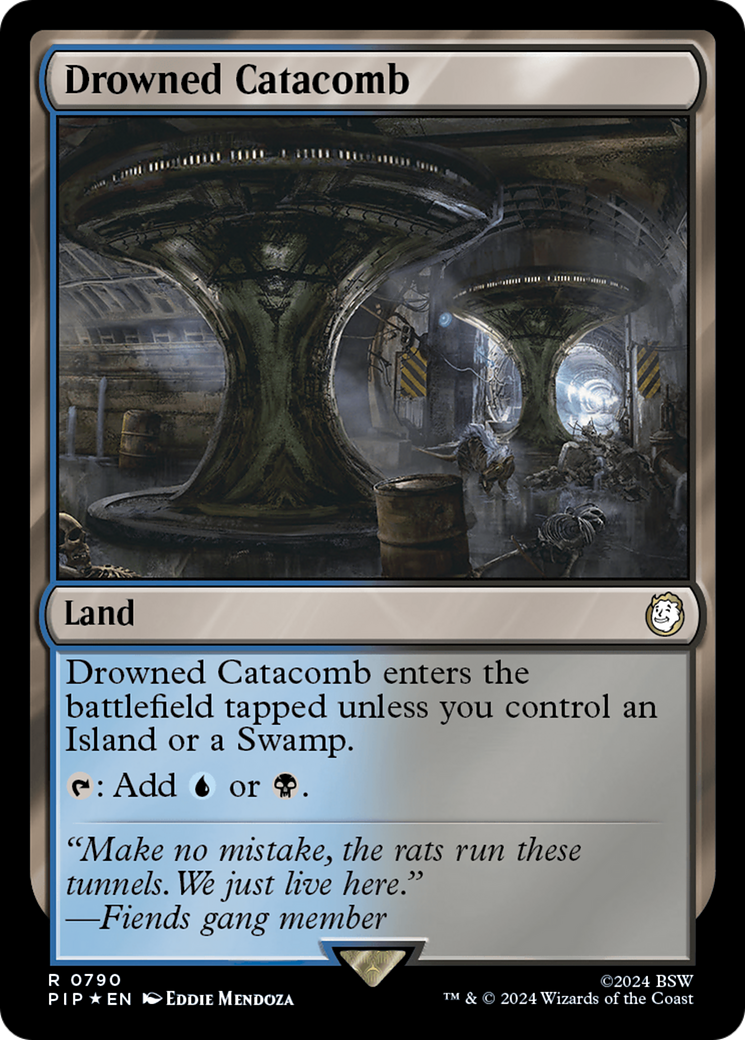 Drowned Catacomb (Surge Foil) [Fallout] | Card Citadel