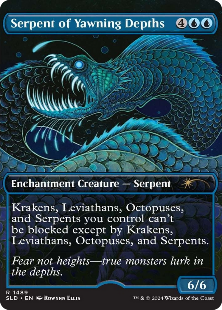 Serpent of Yawning Depths (Rainbow Foil) [Secret Lair Drop Series] | Card Citadel