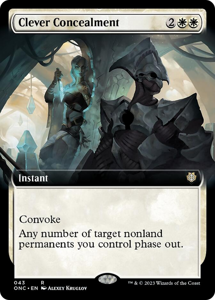 Clever Concealment (Extended Art) [Phyrexia: All Will Be One Commander] | Card Citadel