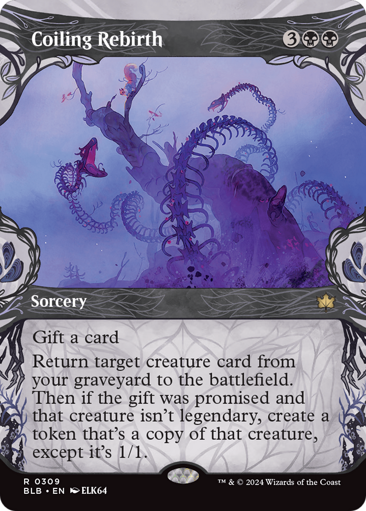 Coiling Rebirth (Showcase) [Bloomburrow] | Card Citadel