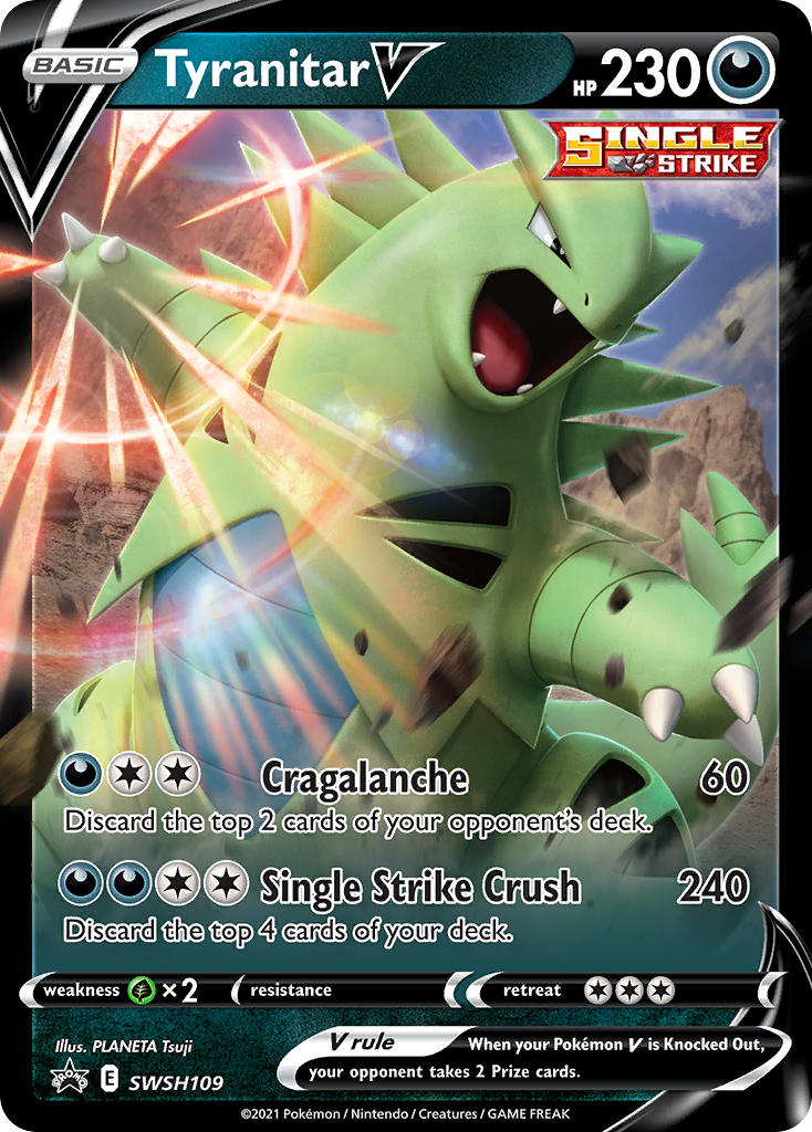 Tyranitar V (SWSH109) [Sword & Shield: Black Star Promos] | Card Citadel