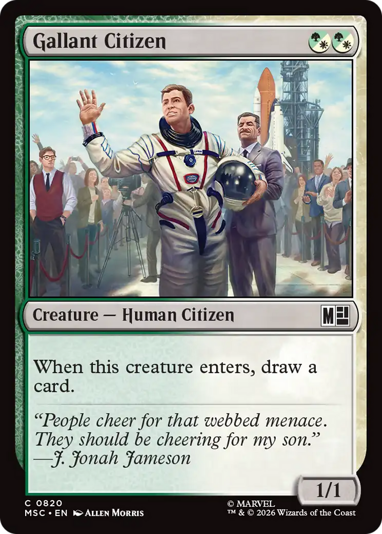 Gallant Citizen [Marvel Super Heroes Commander] | Card Citadel