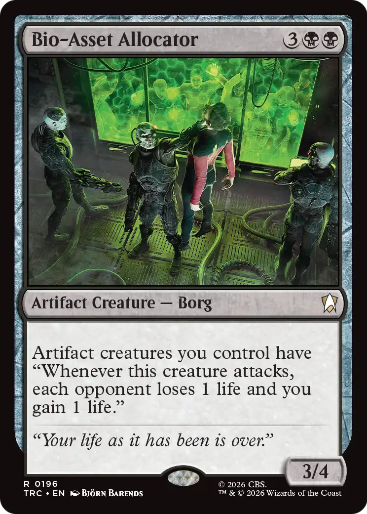 Bio-Asset Allocator [Star Trek Commander] | Card Citadel