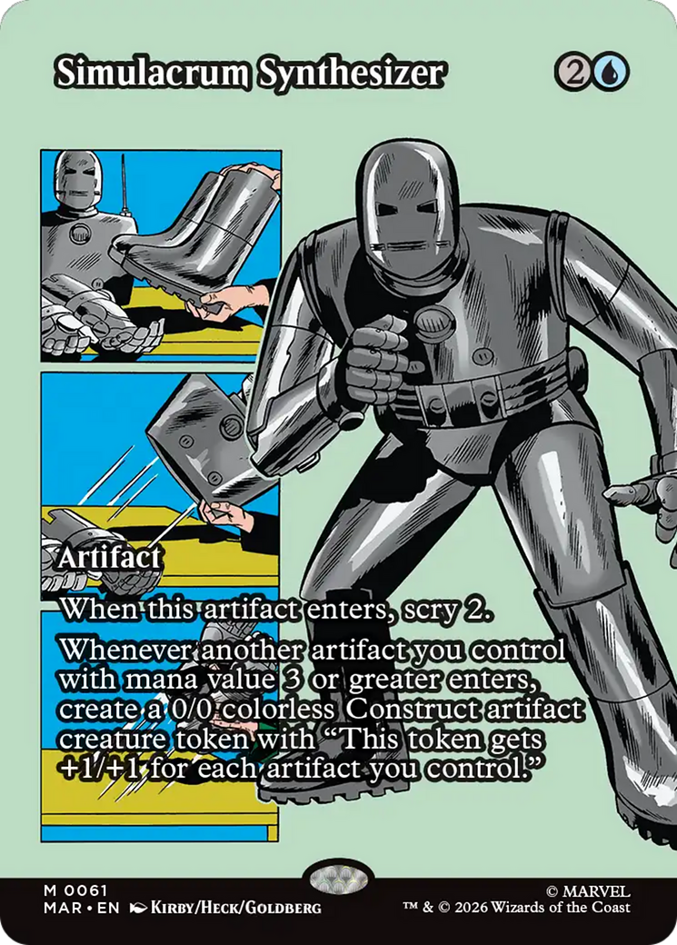 Simulacrum Synthesizer (Borderless) [Marvel Universe: Eternal-Legal] | Card Citadel