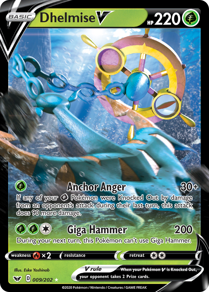 Dhelmise V (009/202) [Sword & Shield: Base Set] | Card Citadel