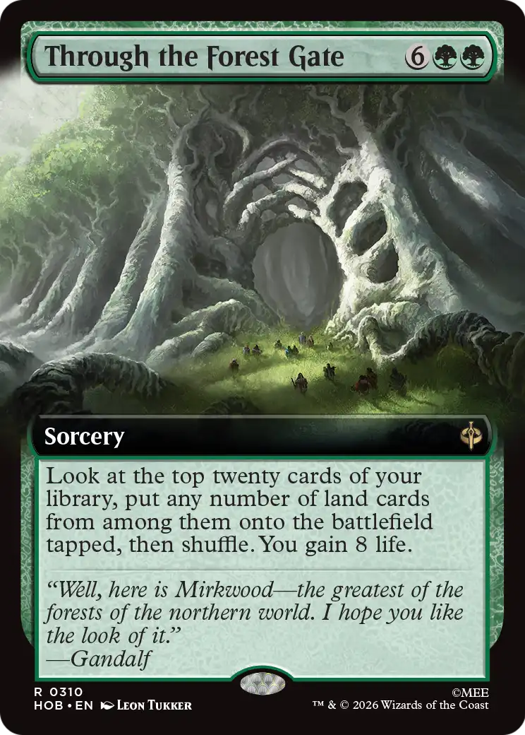 Through the Forest Gate (Extended Art) [The Hobbit] | Card Citadel