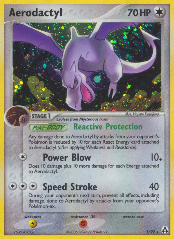 Aerodactyl (1/92) [EX: Legend Maker] | Card Citadel