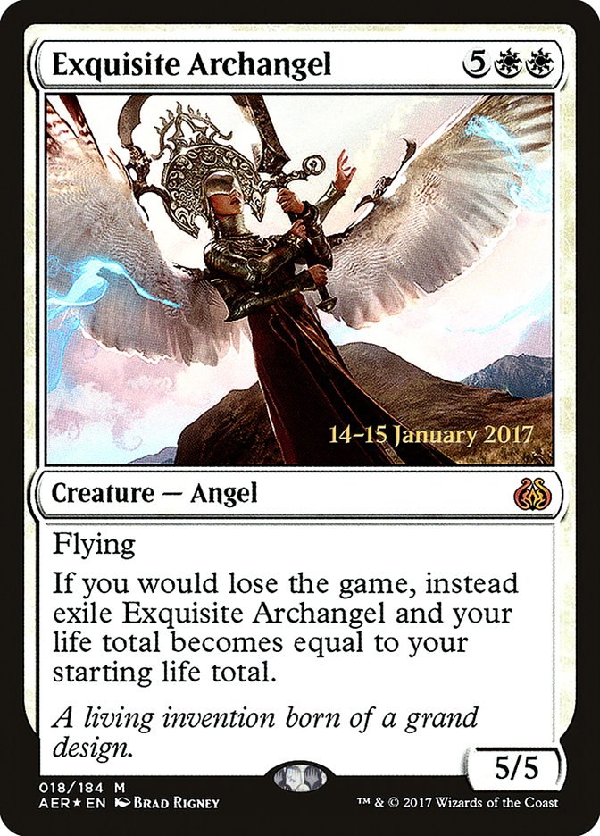 Exquisite Archangel [Aether Revolt Prerelease Promos] | Card Citadel