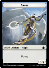 Angel (3) // Demon Double-Sided Token [March of the Machine Commander Tokens] | Card Citadel