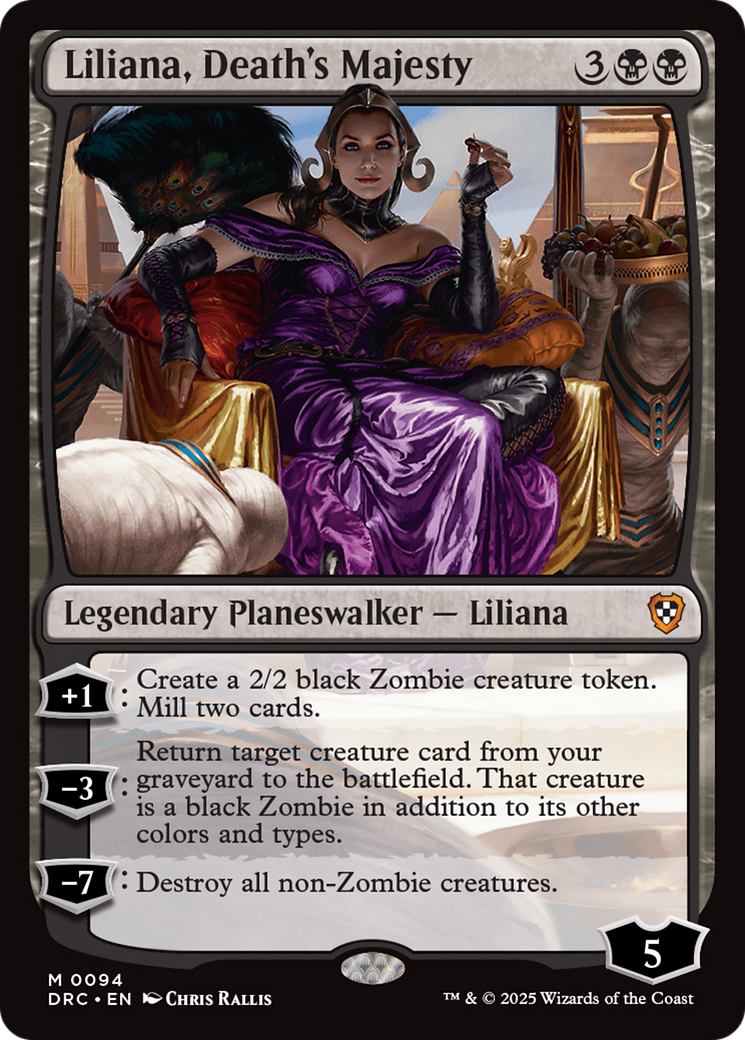 Liliana, Death's Majesty [Aetherdrift Commander] | Card Citadel