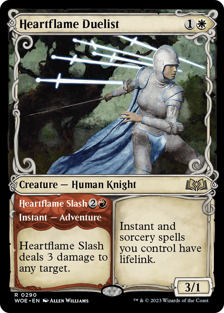 Heartflame Duelist // Heartflame Slash (Showcase) [Wilds of Eldraine] | Card Citadel