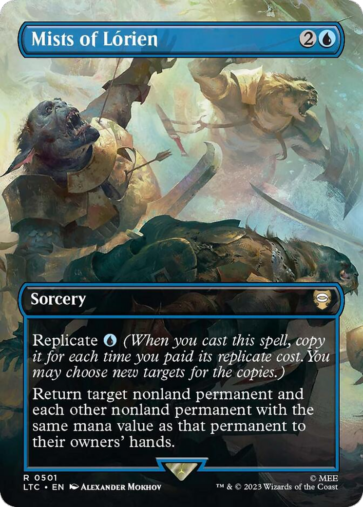 Mists of Lorien (Borderless) [LOTR: Commander] | Card Citadel