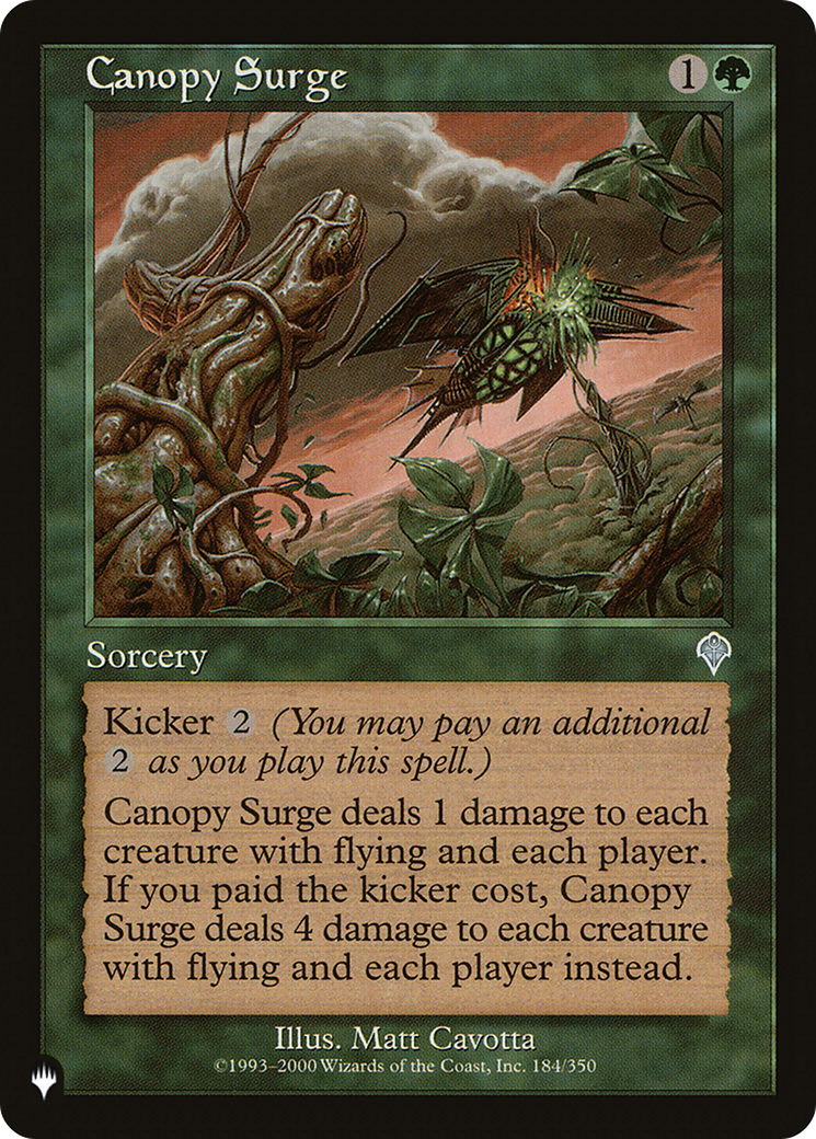 Canopy Surge [The List Reprints] | Card Citadel