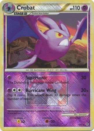 Crobat (14/95) (League Promo) [HeartGold & SoulSilver: Unleashed] | Card Citadel