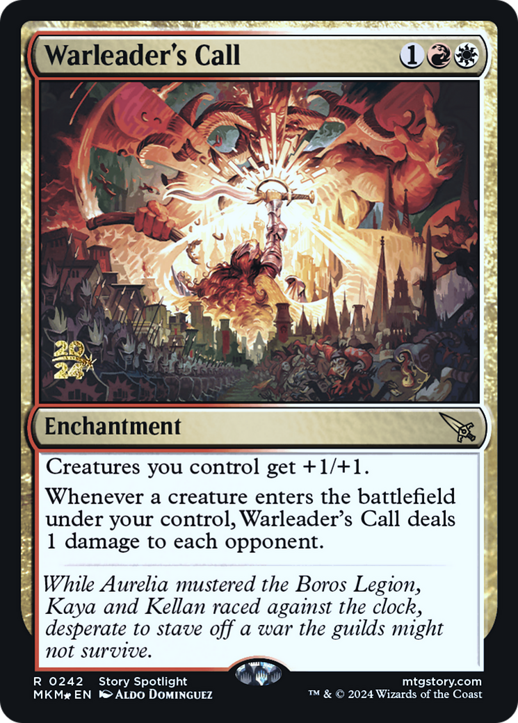 Warleader's Call [Murders at Karlov Manor Prerelease Promos] | Card Citadel