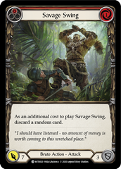 Savage Swing (Red) [U-WTR020] (Welcome to Rathe Unlimited)  Unlimited Rainbow Foil | Card Citadel