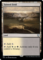 Tainted Field [Phyrexia: All Will Be One Commander] | Card Citadel