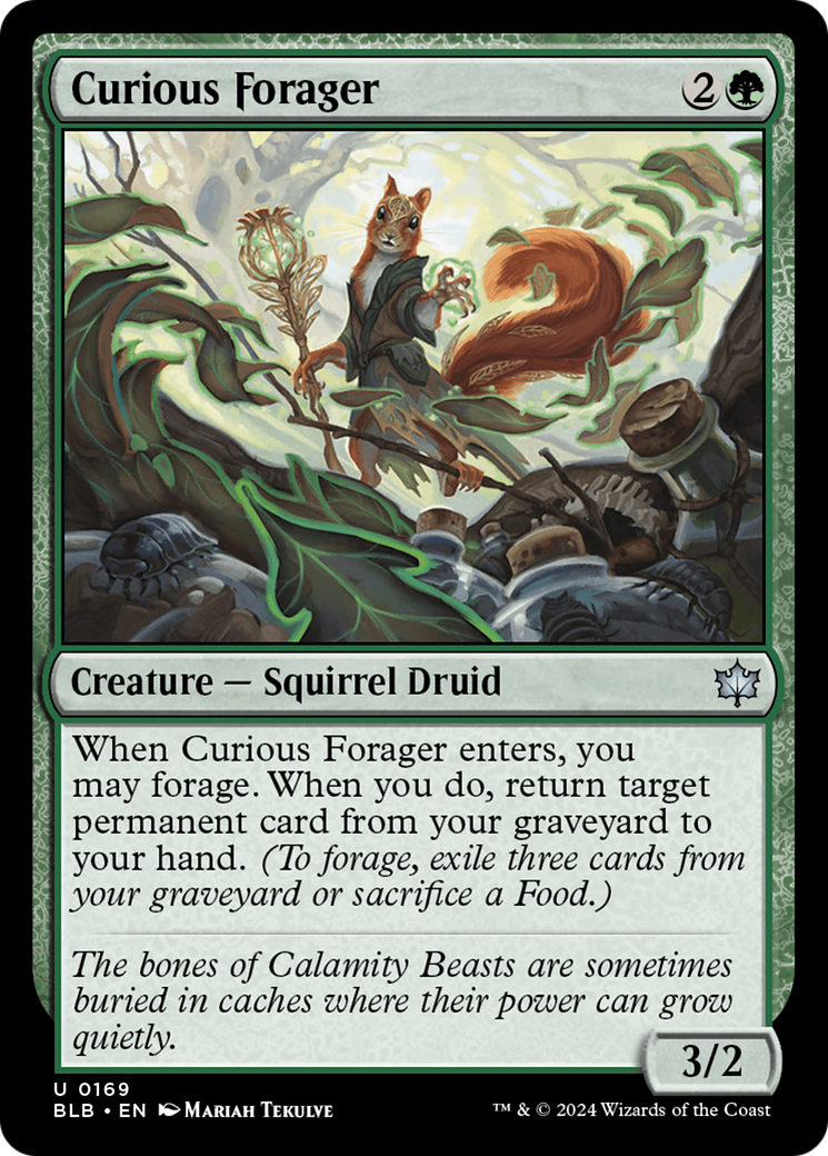 Curious Forager [Bloomburrow] | Card Citadel