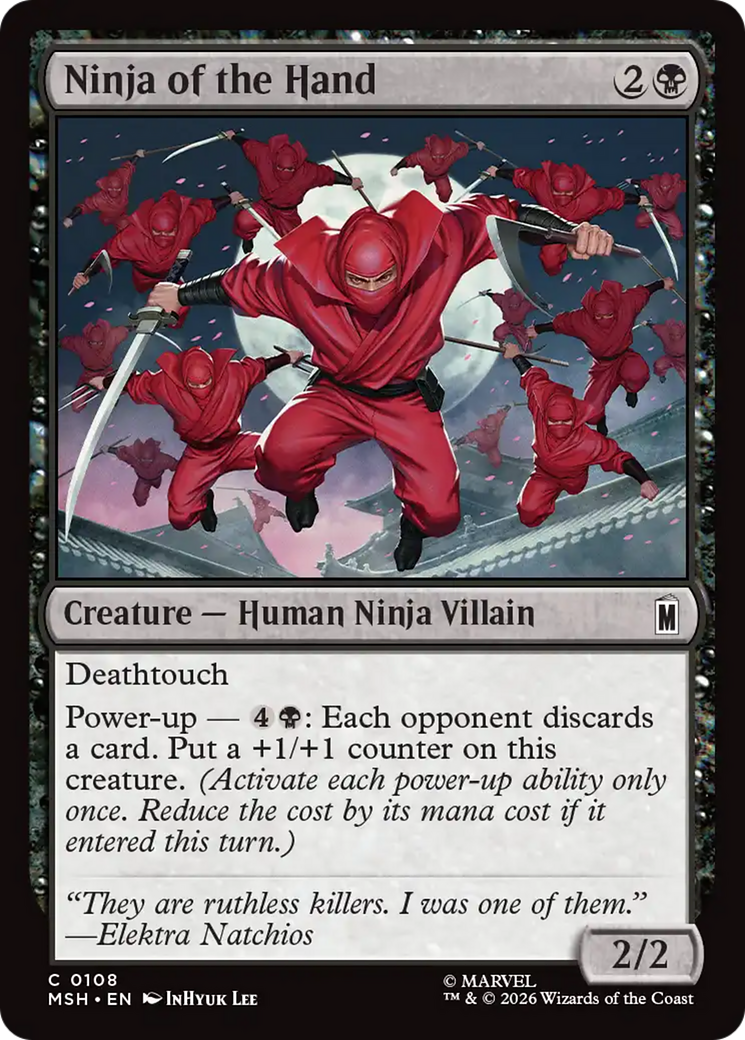 Ninja of the Hand [Marvel Super Heroes] | Card Citadel
