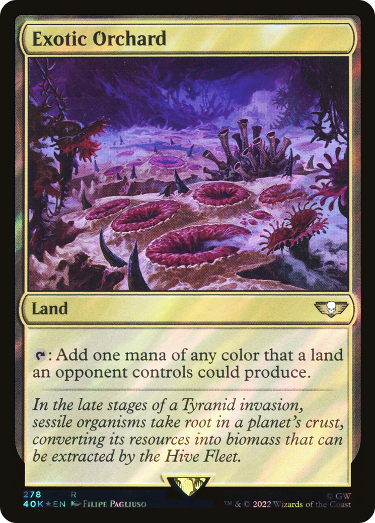 Exotic Orchard (Surge Foil) [Marvel Super Heroes Commander] | Card Citadel