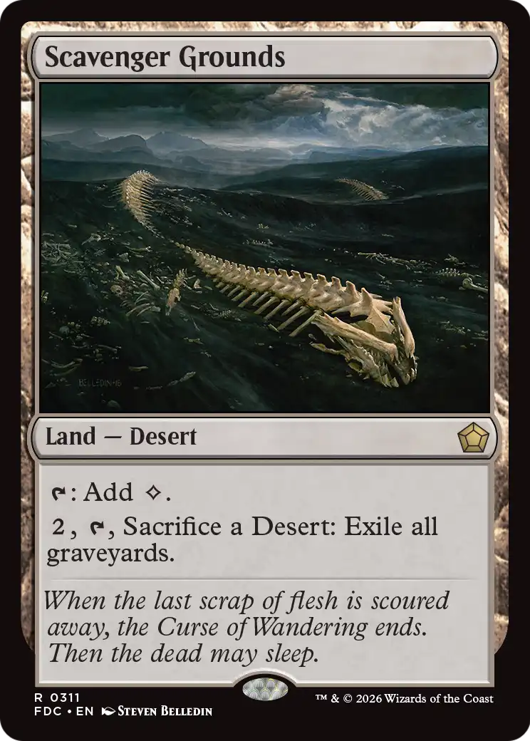 Scavenger Grounds [Foundations Commander] | Card Citadel