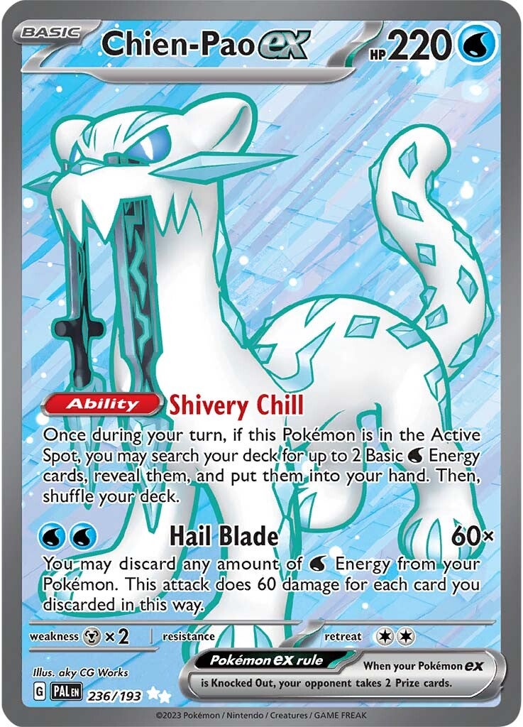 Chien-Pao ex (236/193) [Scarlet & Violet: Paldea Evolved] | Card Citadel