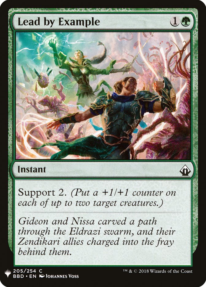 Lead by Example [Mystery Booster] | Card Citadel