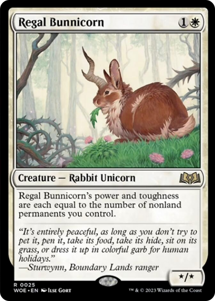 Regal Bunnicorn [Wilds of Eldraine] | Card Citadel