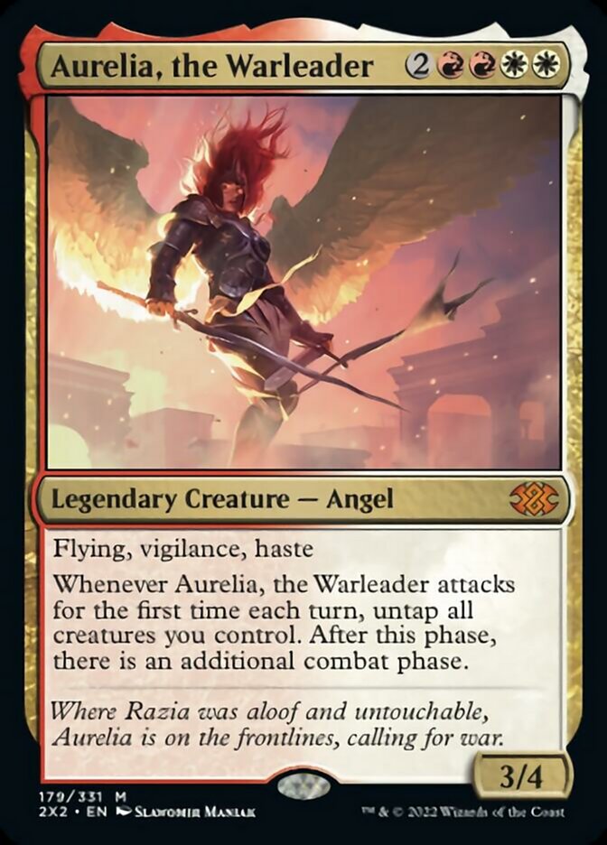 Aurelia, the Warleader [Double Masters 2022] | Card Citadel