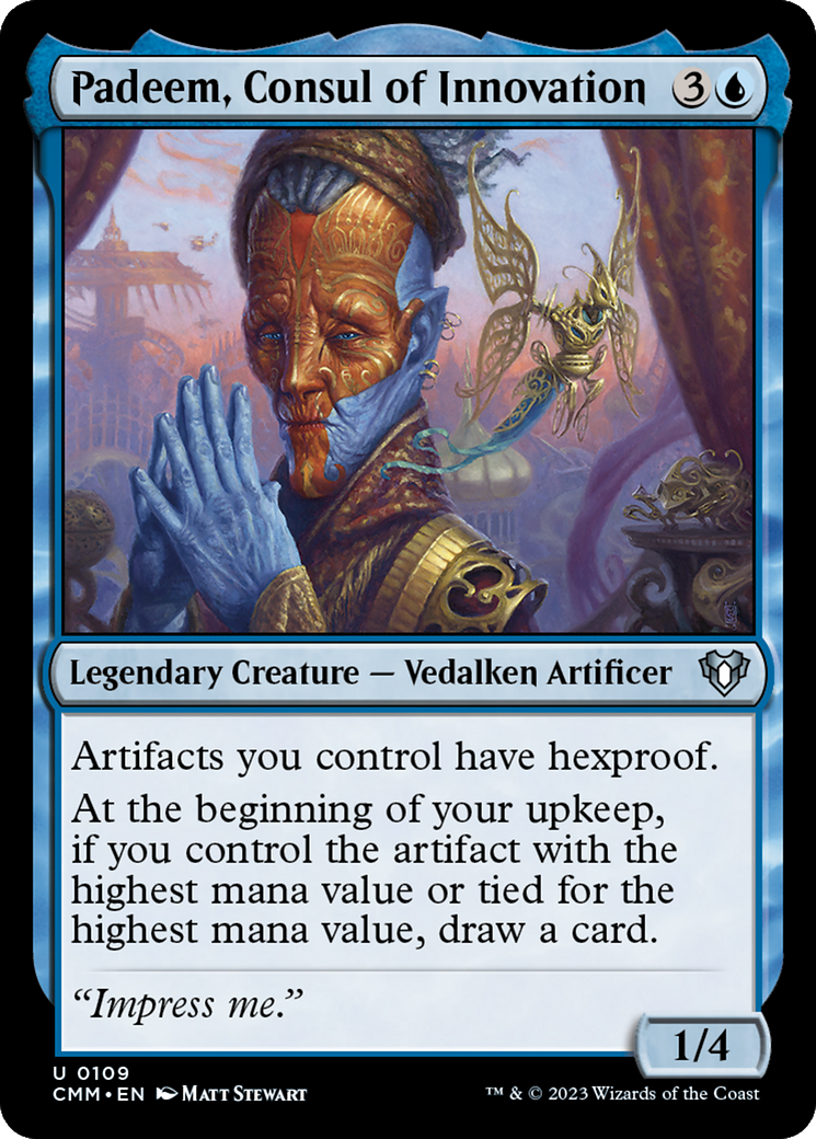Padeem, Consul of Innovation [Commander Masters] | Card Citadel