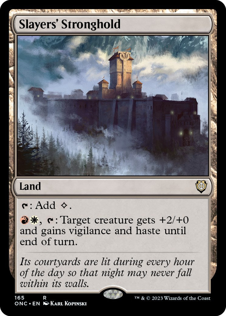 Slayers' Stronghold [Phyrexia: All Will Be One Commander] | Card Citadel