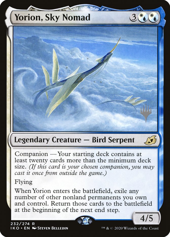 Yorion, Sky Nomad (Promo Pack) [Ikoria: Lair of Behemoths Promos] | Card Citadel
