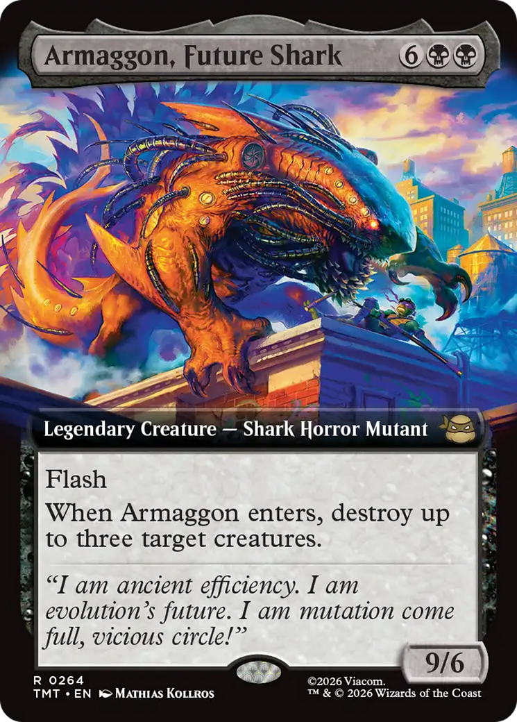 Armaggon, Future Shark (Extended Art) [Teenage Mutant Ninja Turtles] | Card Citadel