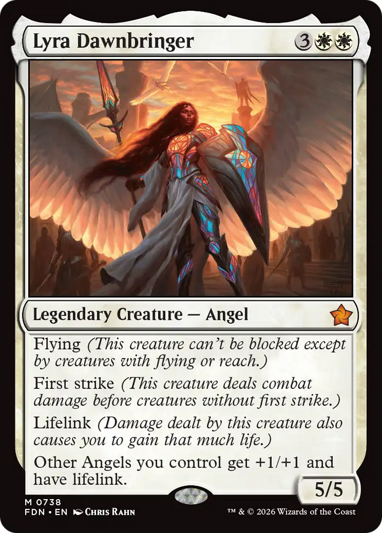 Lyra Dawnbringer (0738) [Foundations] | Card Citadel