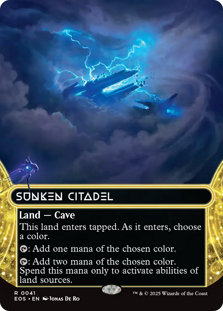 Sunken Citadel (0041) (Borderless) [Edge of Eternities: Stellar Sights] | Card Citadel