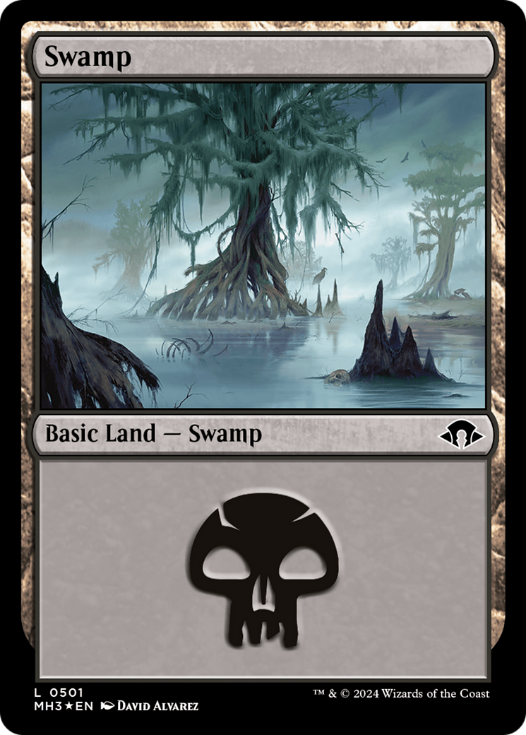 Swamp (0501) (Ripple Foil) [Modern Horizons 3] | Card Citadel