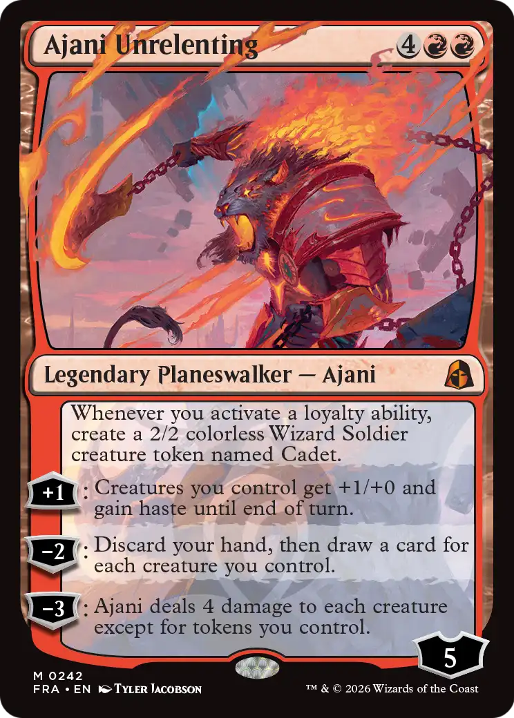 Ajani Unrelenting [Reality Fracture] | Card Citadel
