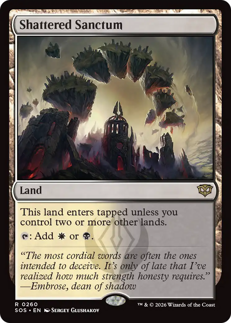 Shattered Sanctum [Secrets of Strixhaven] | Card Citadel