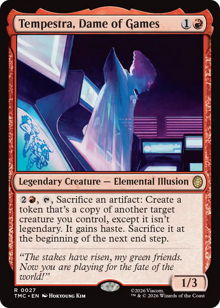 Tempestra, Dame of Games [Teenage Mutant Ninja Turtles Commander] | Card Citadel