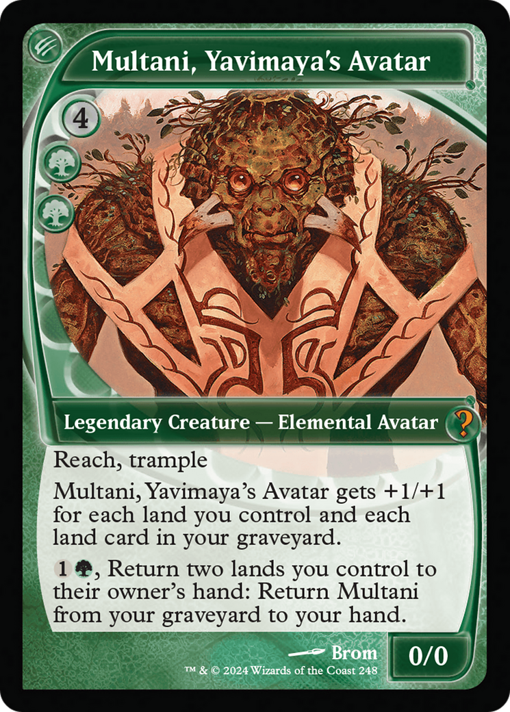 Multani, Yavimaya's Avatar (Future Sight) [Mystery Booster 2] | Card Citadel