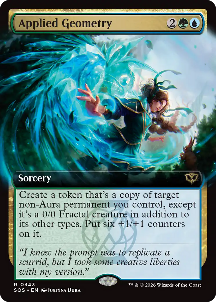 Applied Geometry (Extended Art) [Secrets of Strixhaven] | Card Citadel