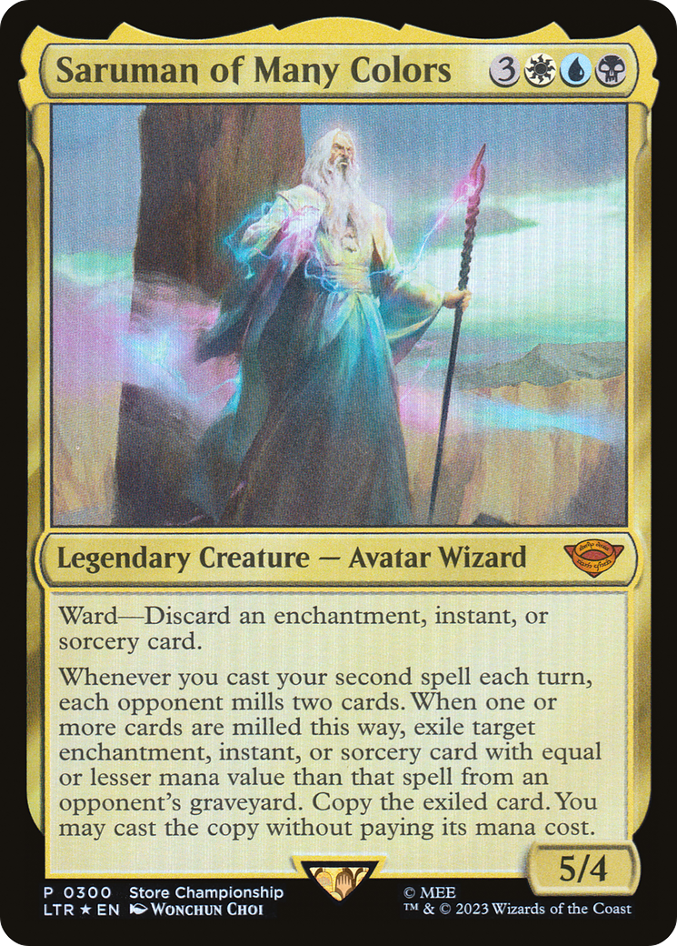 Saruman of Many Colors (Winner) [Store Championships 2023] | Card Citadel