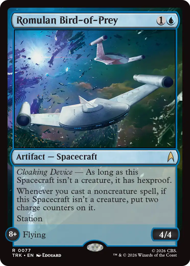 Romulan Bird-of-Prey [Star Trek] | Card Citadel